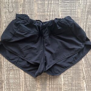 Women's Black Lululemon Athletic Shorts